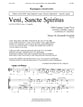 Veni Sancte Spiritus SSAATTBB choral sheet music cover